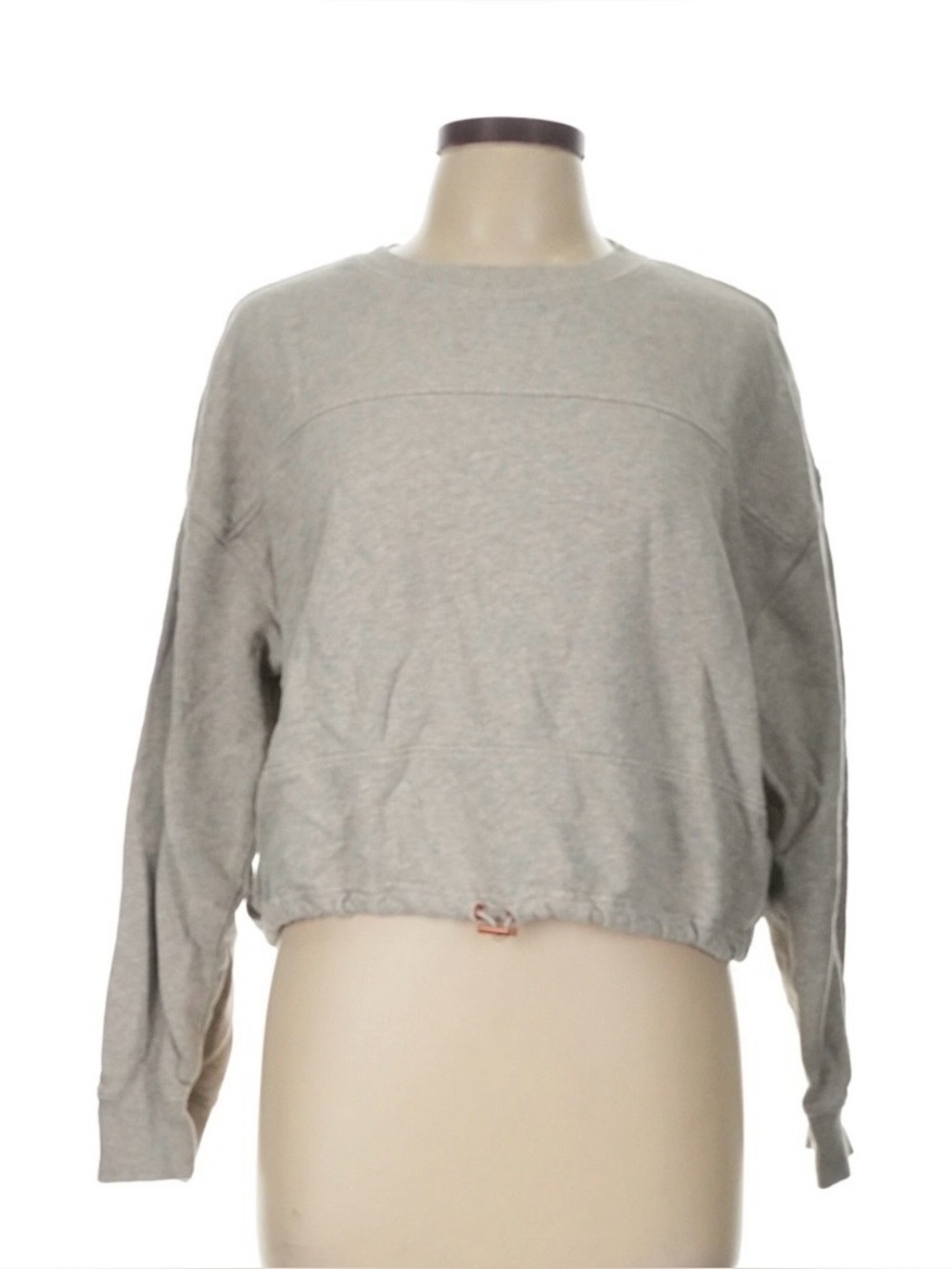 Spiritual Gangster Cropped Light Gray Pullover Sweatshirt